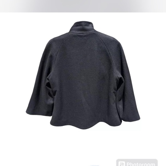 Betsey Johnson black mod vibe’s coat L - Picture 4 of 6